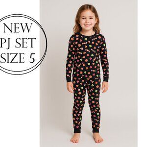 NEW size 5 girl pajamas pajama set PJs pj sleepwear pants shirt top set Brand ne